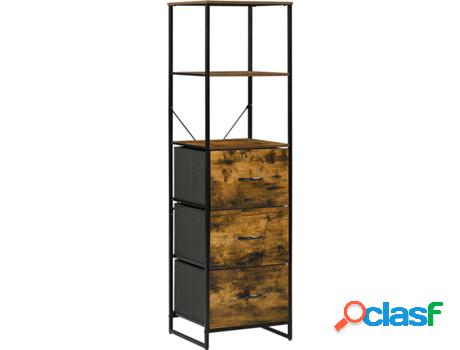 Armario con Cajones HOMCOM 838-300V00RB 44x40x155 cm Marrón
