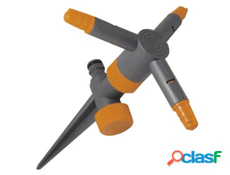 Aspersor plástico 3 brazos con pincho