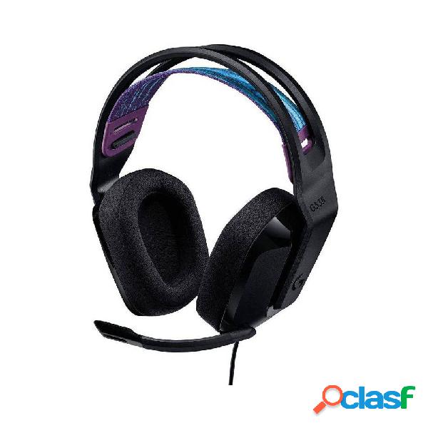 Auriculares Gaming con Micrófono Logitech G335/ Jack 3.5/