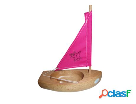 Barco TIROT (Madera - Rosa - 17 cm)