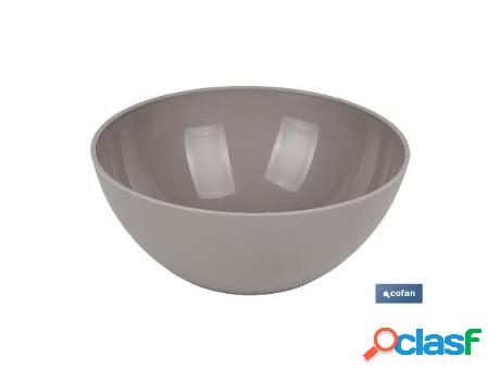 Bol modelo albahaca 300ml color piedra 12x5cm caja 6 unid.