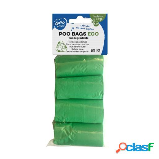 Bolsas Higiénicas Eco Biodegradables Verdes 4x20 Bolsas