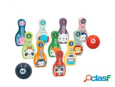 Bowling WOOMAX Fisher-Price de Madera (3 años - No se