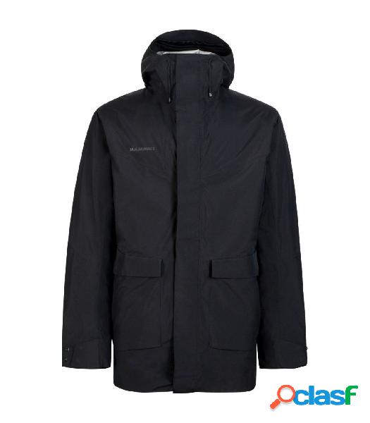 CHAQUETA MAMMUT ROSEG 3 IN 1 HS HOODED HOMBRE NEGRO S