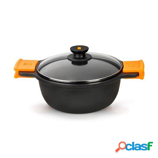 Cacerola Coc Alta 36Cm C/Tapa Ant.Teflon Ind Al/Fu Efficient