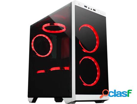 Caja PC UNYKACH Armor C21 (ATX Mid Tower - Blanco)