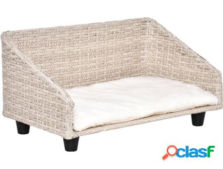 Cama para Perros PAWHUT D04-182 (Beige - 70.5 x 40 x 37.5 cm