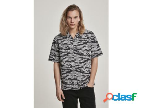 Camisa URBAN CLASSICS Hombre (XXL - Gris)