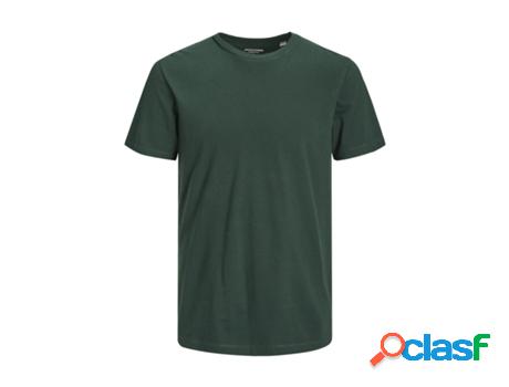 Camiseta JACK & JONES Hombre (XL - Verde)