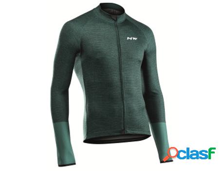 Camiseta para Hombre NORTHWAVE Verde (Tam: L)