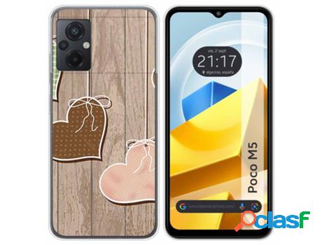 Carcasa Xiaomi Poco M5 TUMUNDOSMARTPHONE Dibujos Corazones