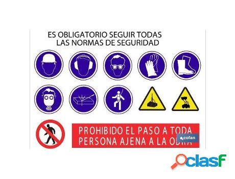 Cartel de obra en glasspack 1000x700