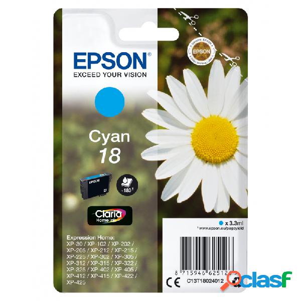 Cartucho Tinta Epson T180240 Cian Xp - 102 - 205 - 305 - 405