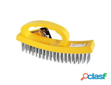 Cepillo puas acero con asa de 4x18 hilera