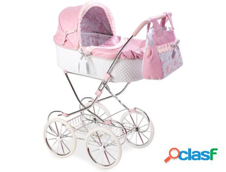 Coche de Muñecas ARIAS Valentina Coche Capota + Bolso 93 cm