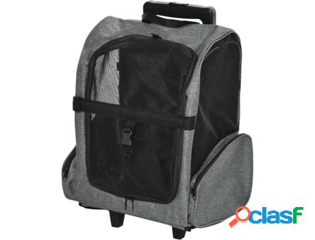 Coche para Perros y Gatos PAWHUT D00-136GY (Gris - 42 x 25 x