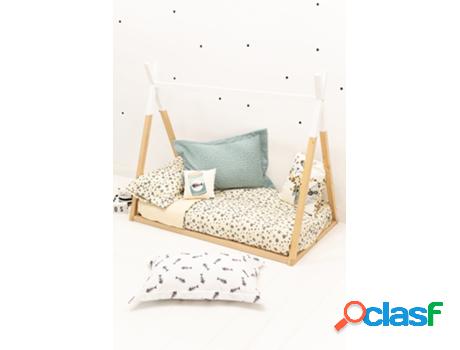 Colcha Infantil SOKIOS (180 x 200 - Poliéster - Beige)