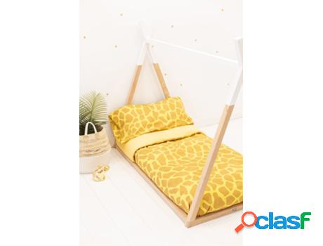 Colcha Infantil SOKIOS (45 x 125 - Poliéster - Amarillo)