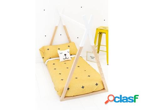 Colcha Infantil SOKIOS (90 x 190 - Poliéster - Amarillo)