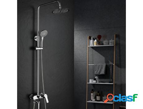 Columna Monomando Redondo Con Caño Piz 80-120 Cm