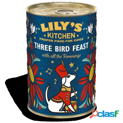 Comida Húmeda Xmas Three Bird Feast Tin para Perros 400 GR