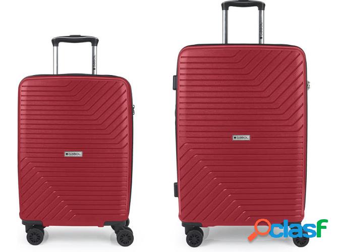 Conjunto 2 Maletas de Viaje GABOL Osaka (120 L - Rojo)