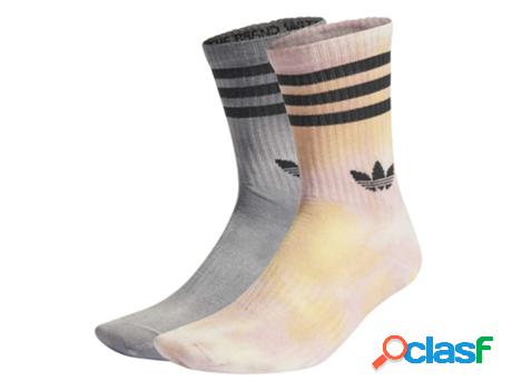 Conjunto de 2 Medias ADIDAS ORIGINALS Mujer (L - Gris)