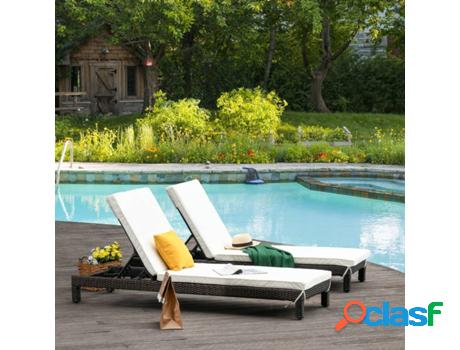Conjunto de 2 Tumbonas OUTSUNNY 862-019BN