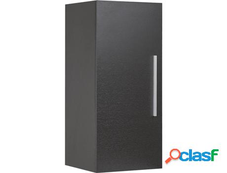 Conjunto de Mueble WC Bilbao (Negro - MDF -35x40x88 cm)