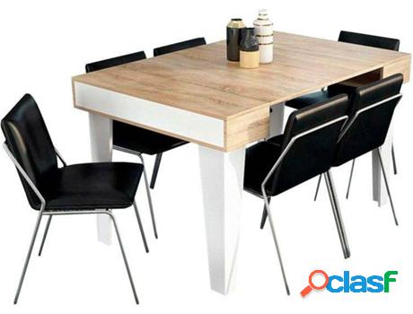 Consola SKRAUT HOME EX140KLBLANCASONOMA (Blanco - Melamina)