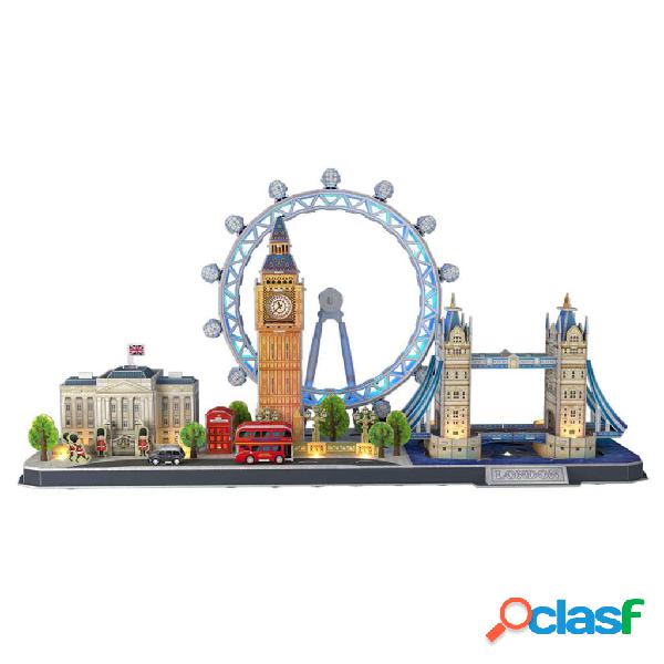 Cubic Fun Puzzle 3D con LED London 186 piezas