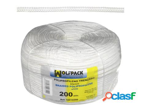 Cuerda trenzada polipropileno blanca (bobina 200 m.)