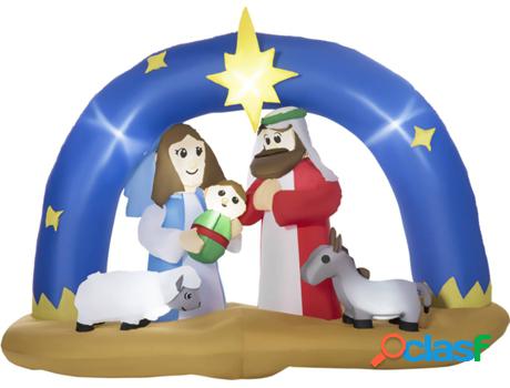 Decorativo de Navidad Inflable OUTSUNNY 844-536V90MX