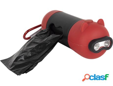 Dispensador De Bolsas Mascota Con Linterna Led Terry