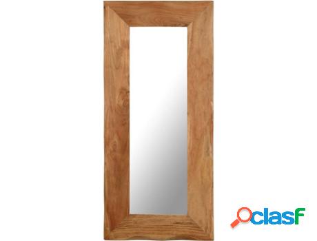 Espejo de Pared VIDAXL Madera (Castaño - 50x110 cm)