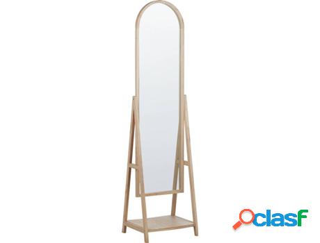 Espejo de Pie BELIANI Chambery (Madera - Marrón - 43 x 57 x