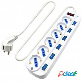 Ewent Ew3932-5m Regleta 6 Tomas Con 6 Interruptores Cable 5