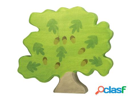 Figuras de Acción HOLZTIGER (Madera - Verde - 24 x 20 x 3