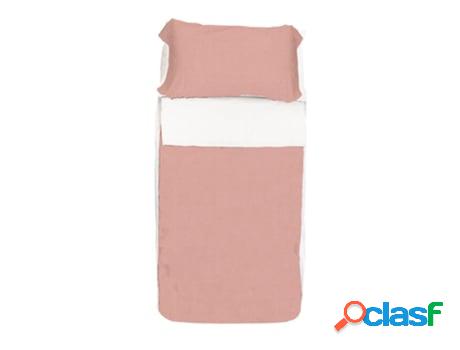 Funda Nórdica Infantil SOKIOS Rosa (70 x 140 - Microfibra -