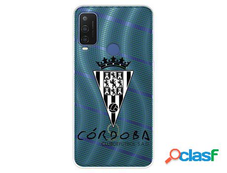 Funda Para Alcatel 1 L Pro Del Córdoba Cf Escudo Blanco Y