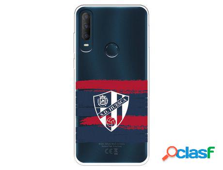 Funda Para Alcatel 1S 2020 Del Huesca Rayas Transparente -