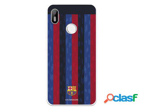 Funda Para Bq Aquaris C Del Fc Barcelona Fondo Rayas