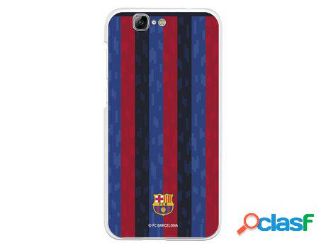 Funda Para Huawei Ascend G7 Del Fc Barcelona Fondo Rayas