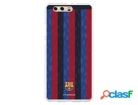 Funda Para Huawei P10 Plus Del Fc Barcelona Fondo Rayas