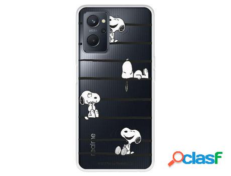 Funda Para Oppo A76 Oficial De Peanuts Snoopy Rayas - Snoopy