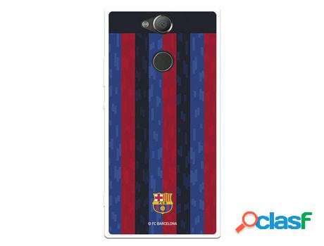 Funda Para Sony Xperia Xa2 Del Fc Barcelona Fondo Rayas