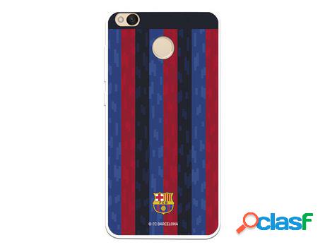 Funda Para Xiaomi Redmi 4X Del Fc Barcelona Fondo Rayas