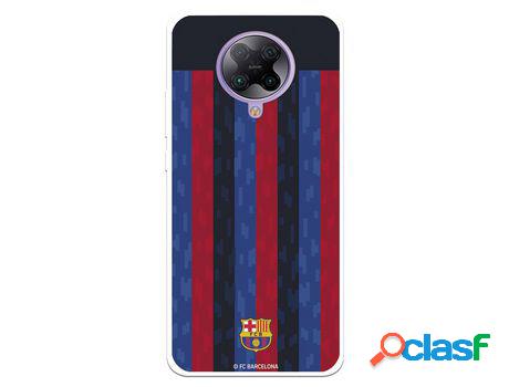 Funda Para Xiaomi Redmi K30 Pro Del Fc Barcelona Fondo Rayas