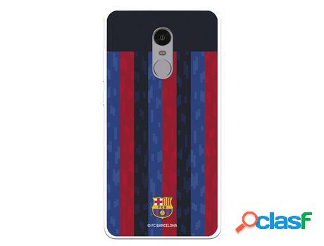 Funda Para Xiaomi Redmi Note 4 Del Fc Barcelona Fondo Rayas