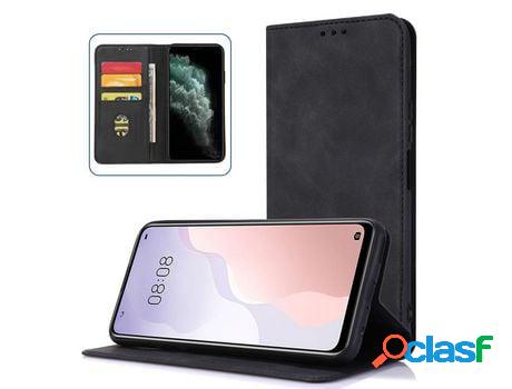 Funda SKYHE por Apple iPhone XR Flip Cover PRM Negro